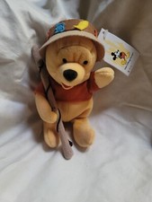 Lake Resort Pooh Fishing Fisherman WDW Disney bean bag plush beanie Mbbp