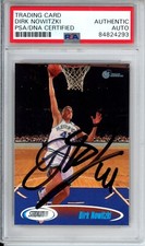 1998 Topps Stadium Club Dirk Nowitzki Rookie RC Signed PSA DNA COA AUTOGRAPH HOF