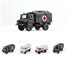 MASDI 1:64 Unimog U1300L Diecast Model Car Toy Gifts Collection