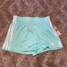 NEW Adidas Girls Shorts Size Large YL Athletic Soccer Kids Youth