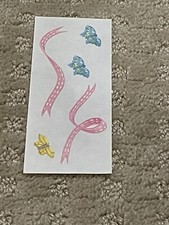 Creative Memories  Butterflies And Pink Ribbons Stickers