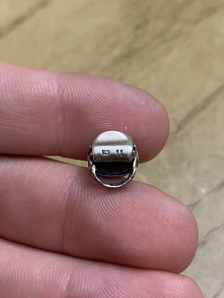 Pulsera Carlo Biagi de plata de ley 925 firmada por diseñador con cuentas Foto 2 de 2