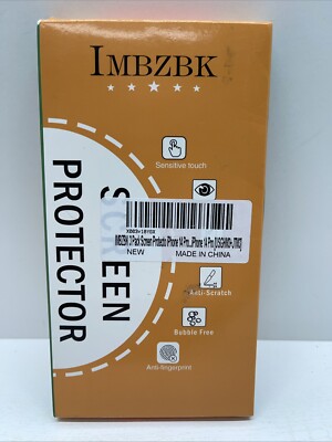 3 Pack for iPhone 14 Pro Bubble Free Screen Protector IMBZBK