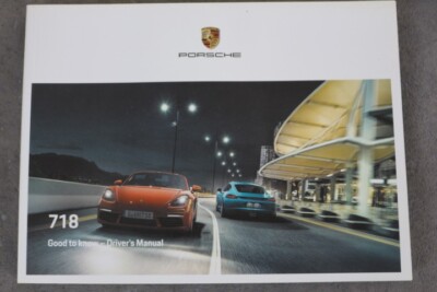Porsche 718 Cayman & Boxster Owner,s Manual ''Jan. 2019'' Betriebsanleitung