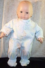 Ropa para muñeca hecha para bebé 2 calces American Girl 15" en niño gemelos pijama palo mono