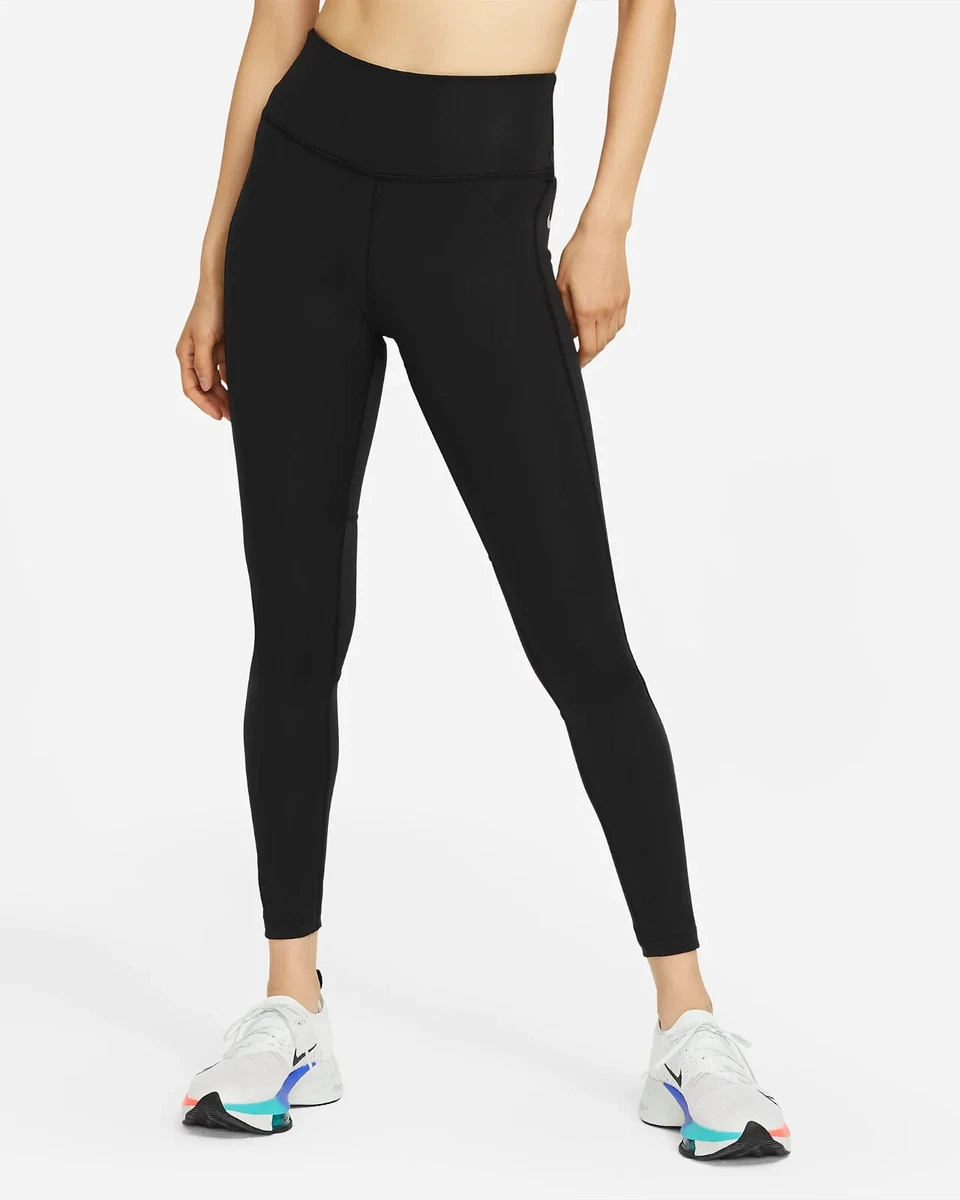 $65 NEW Nike Epic Fast Women's Mid-Rise Pocket Running Leggings CZ9240-010  XS