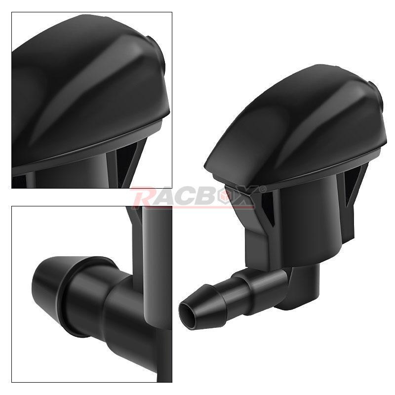 2Pcs Plastic Car Front Windshield Washer Wiper Water Spray Nozzle for Mitsubishi 2Pcs Plastic Car Front Windshield Washer Wiper Water Spray Nozzle for Mitsubishi