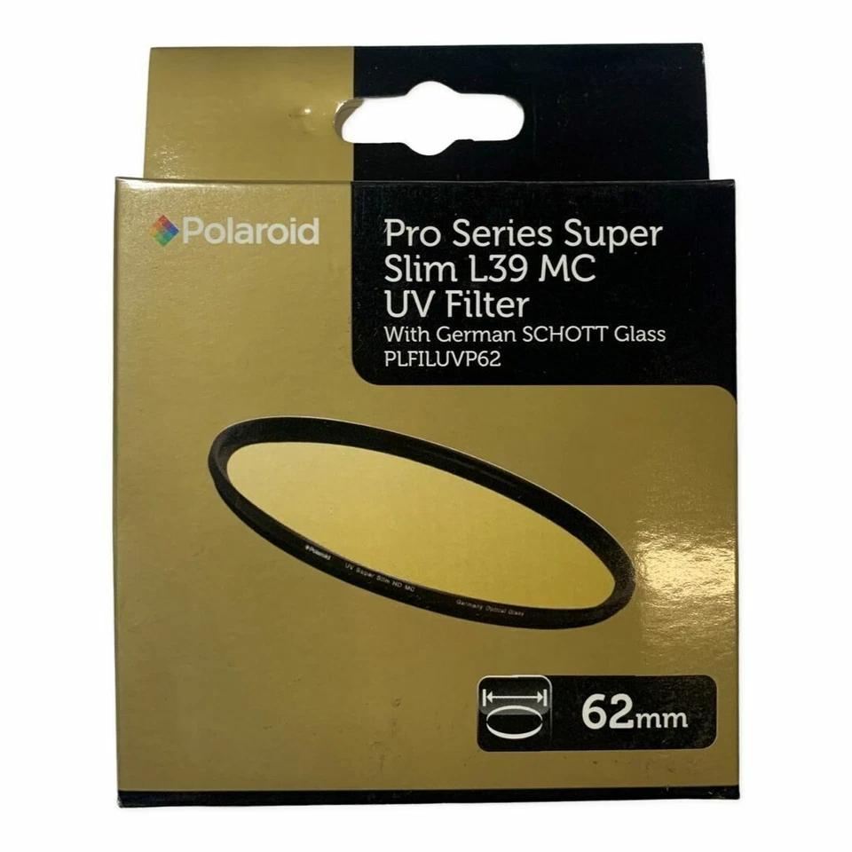 Polaroid Pro Series 62mm Super Slim L39 MC UV Filter with German Schott Glass - Image 2 of 4