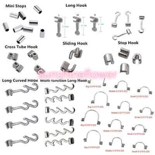 Dental Ortho Lingual Button Bondable Crimpable Hook Torque Spring Long Short Sto