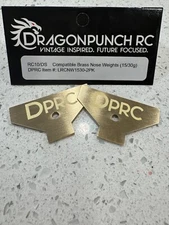 Team Associated RC10 Tub and Graphite Buggy Compatible Nose Brass Weight Kit AE