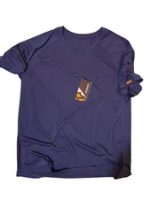 Idogear Tactical Shirt New NWT Short Sleeve Top Royal Blue Round Neck Large L