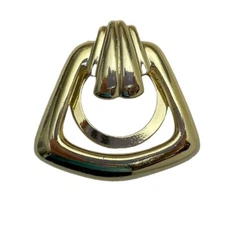 Gold Tone Metal Scarf Clip Fashion Jewelry Scarf Ring Accessories