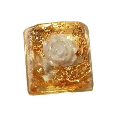 Resins Keycaps Highended Printing Flower Pattern Keycap for Gamings Keyboards