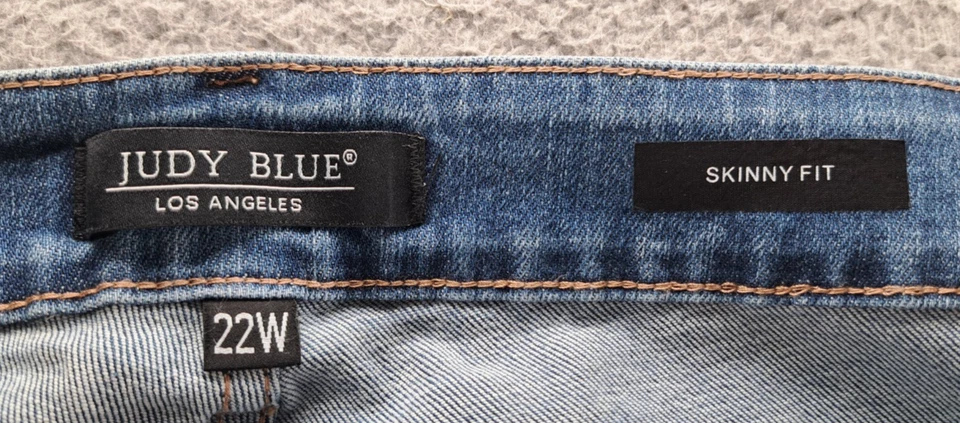 Женские джинсы Judy Blue Jeans Plus 22W Act 40x29 Skinny Fit Blue Denim Stretch JB88212 - Изображение 2 из 4