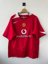 EXCELLENT MANCHESTER UNITED 2004-2006 HOME FOOTBALL SHIRT JERSEY CAMISETA NIKE