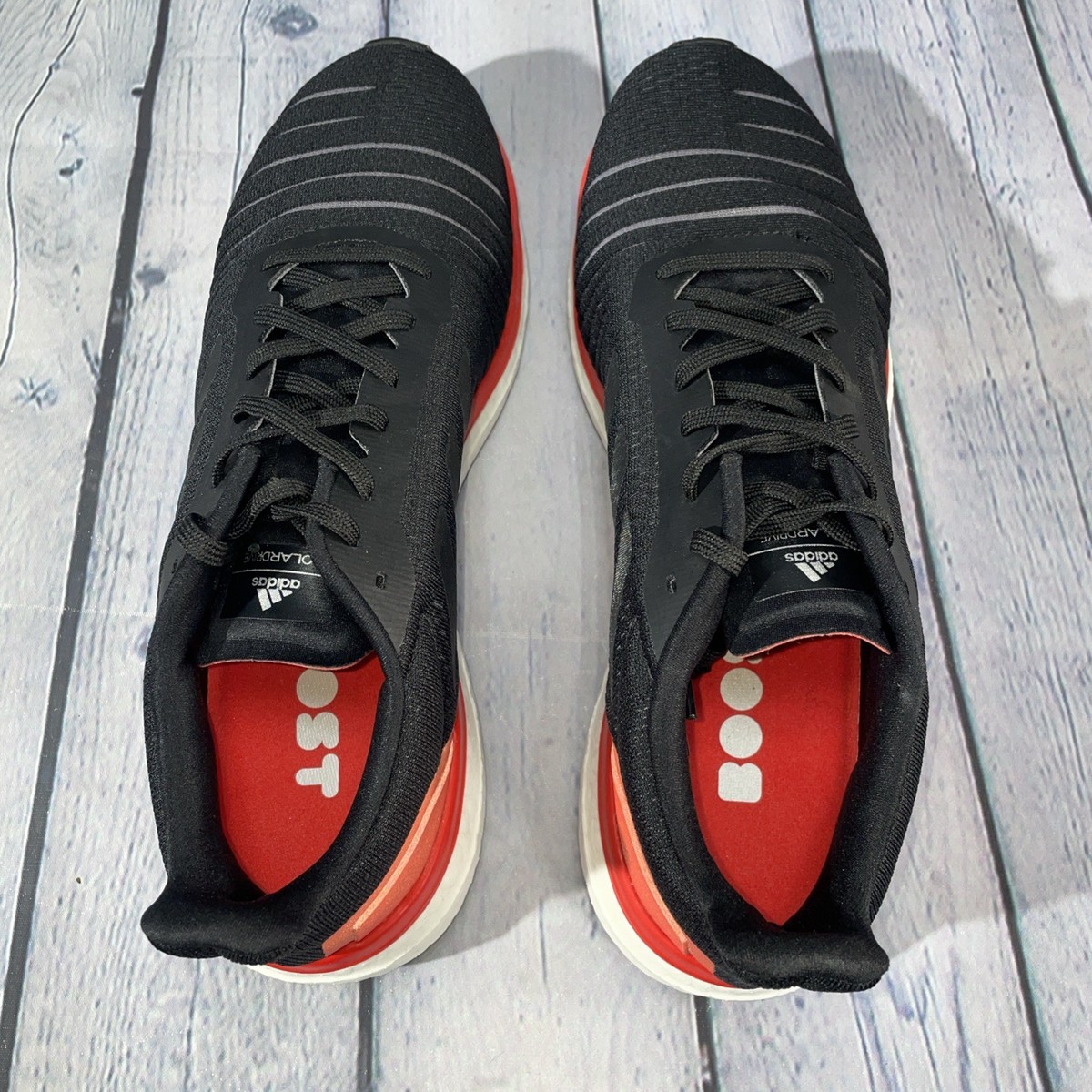 Adidas Solar Drive Boost Red Black Running Shoes AC8134‎ Men\'s Sz 13 adidas Running Shoe Solar Drive Boost - Core Black/High Risk Red main image 3