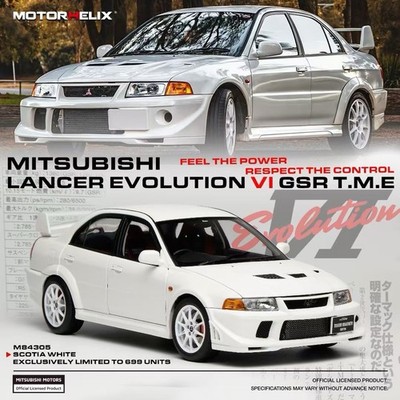 MOTORHELIX 1/18 MITSUBISHI LANCER EVO VI GSR TME WITH ORIGINAL