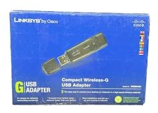 Linksys WUSB54GC Compact Wireless-G USB 2.0 WIFI Network Card Adapter Dongle