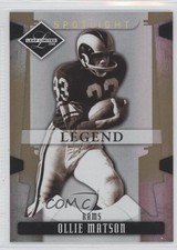 2008 Leaf Limited Legend Spotlight Gold 16/49 Ollie Matson #166 HOF 0l2
