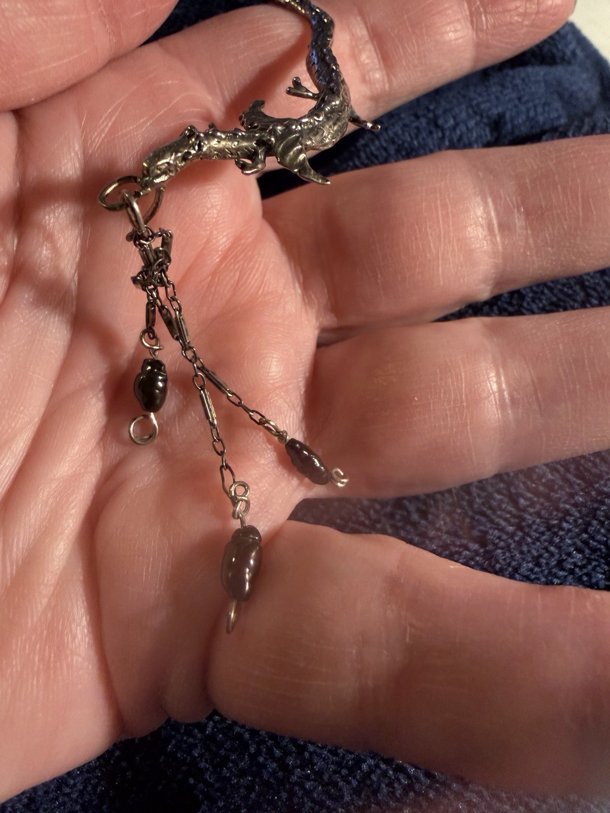 Delicate Dragon LEFT Ear Wrap Cuff Post Earring S… - image 3