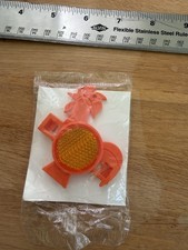 NOS Vintage Kelloggs Rooster Bike Reflector