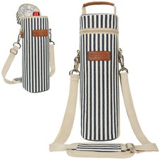 Wine Carrier Bag Insulated Single Bottle Cooler Protection Carrying Tote Travel