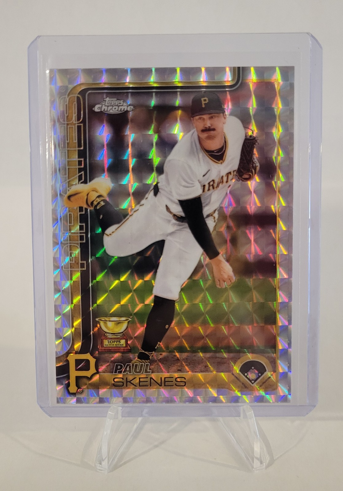 2025 Topps Chrome - Paul Skenes #300 Geometric Refractor
