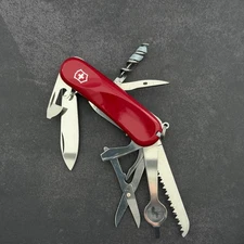 Victorinox Delémont Evolution 23 85mm Red Swiss Army Knife/clean, sharp, oiled