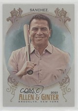 2021 Topps Allen & Ginter's Hot Box Silver Portrait Jesse Sanchez #260 0h6q