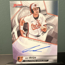 Topps 2025 Bowman's Best Ike Irish B25-II Orioles Best of 2025 Autograph MLB