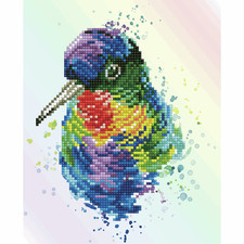 Diamond Dotz Rainbow Feathers Dotting Painting Crafts Kit - High Quality