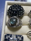 Gold & Silver Tone Fashion Rings - Statement Rings - Untested  - Lot E15 — photo 3