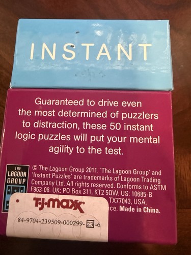 Instant Classic Logic Puzzles- 50 Confounding Conundrums - Imagen 2 de 2