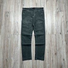 Diesel Black Gold Faded Style Y2K Chino Trousers Pants Green Mens Size XL -