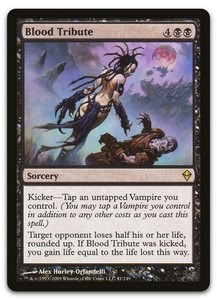 Blood Tribute - Zendikar #81/249 - Rare Sorcery
