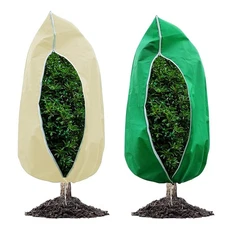 1x Plant Cover Freeze Protection Frost Protection Bag with Drawstring & Zipper