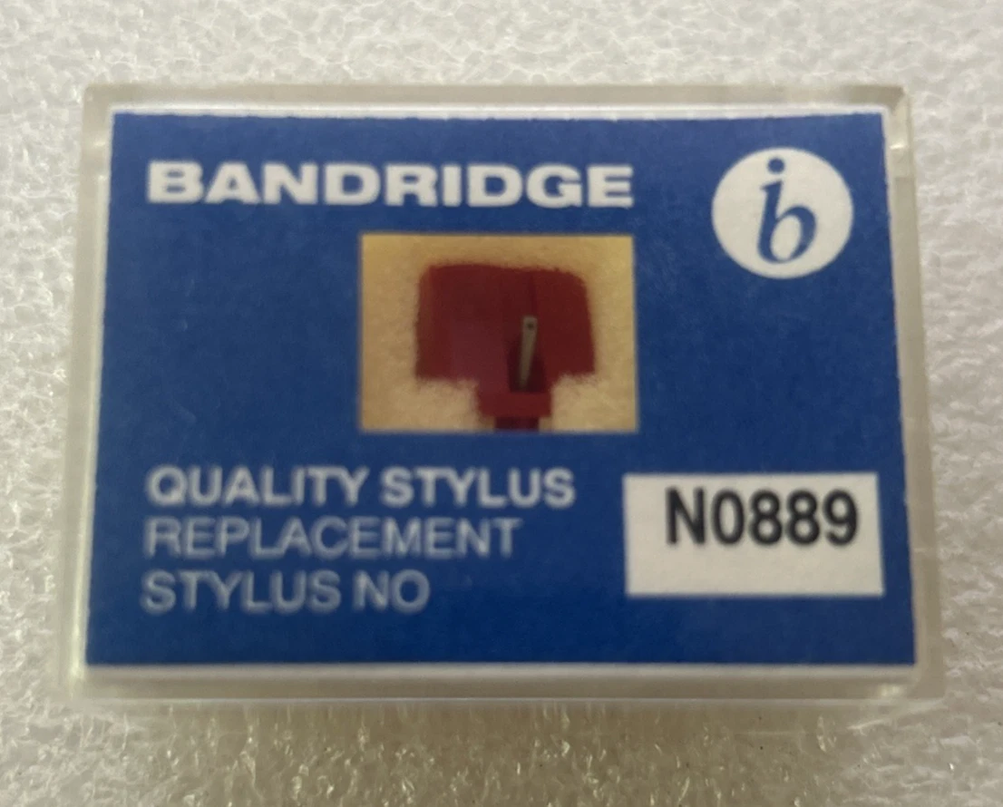 Repuesto Diamond Stylus Bandridge 889 Sanyo ST-G9 Aiwa AN20 LP - Nuevo Stock Antiguo