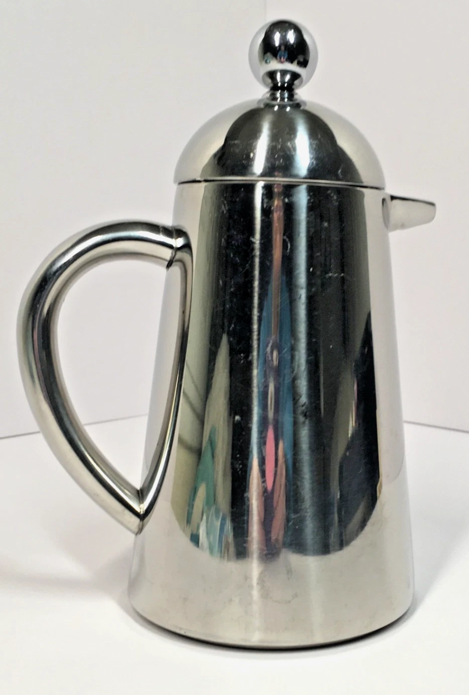 French Coffee Press Coffee Maker Francois et Mimi Stainless Steel Excellent !
