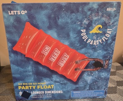 I'm Very Busy Pool Float  59.4''x24.4''x8.3''