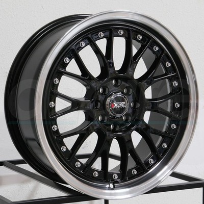 One 17x7 XXR 521 5x100/5x114.3 38 Black ML Wheel Rim 73.1