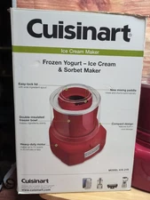 Cuisinart ICE-21R  Frozen Yogurt-Ice Cream & Sorbet Maker - Red