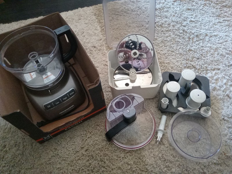 KitchenAid Architect Silver 13 Cup Food Processor KFP1333ACSO + Attachments