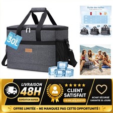 Lifewit Sac Isotherme 30L Glacière Souple Portable Pique-nique Camping Plage