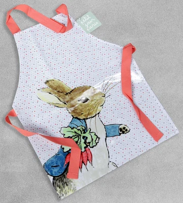 Petit Jour Paris Beatrix Potter Peter Rabbit PVC Coated Cotton Childrens Apron