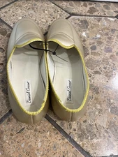 Daniel green leather dress slippers