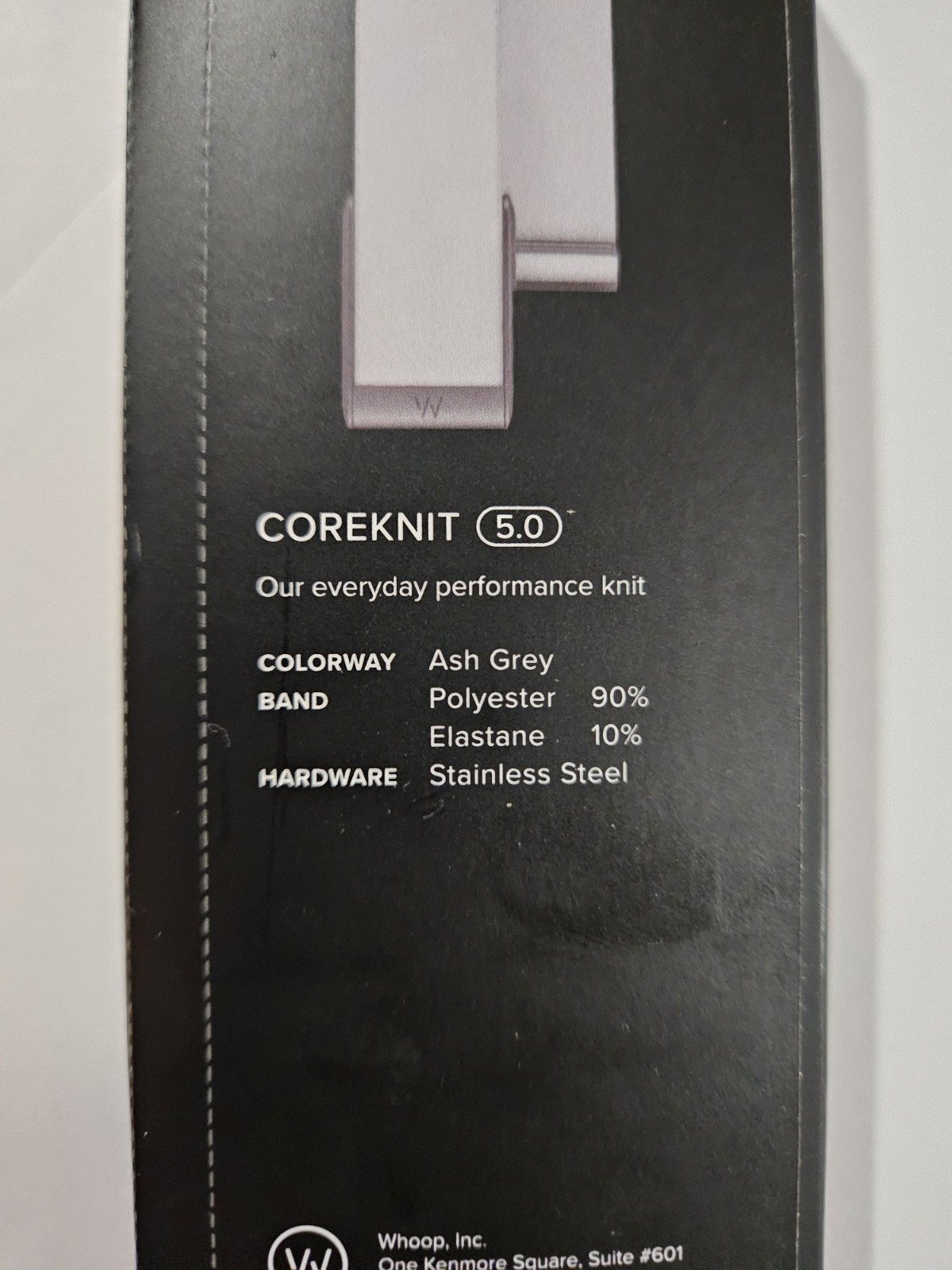 Whoop 5.0 Fitness Tracker Replacement Band Ash Grey Open Box Genuine