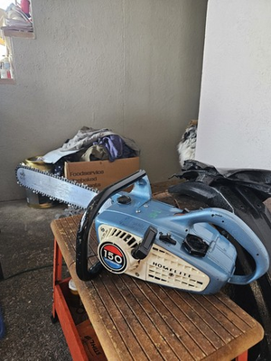 #ad VINTAGE HOMELITE 150 AUTOMATIC Beautiful Chainsaw All Original Case $195.00