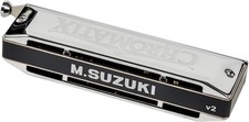 SUZUKI SCX-48 Chromatic Harmonica 12 hole 48 sound C Key 30724 JAPAN IMPORT