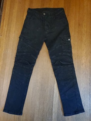 Mens Black Slim Cut Jeans Small 30