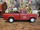 Toy Vintage 1960s Tonka Pressed Steel 9” Mid Size Red Jeep Pick Up Truck  52030